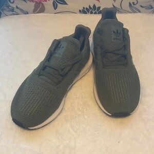 Adidas Olive Green Athletic Shoes